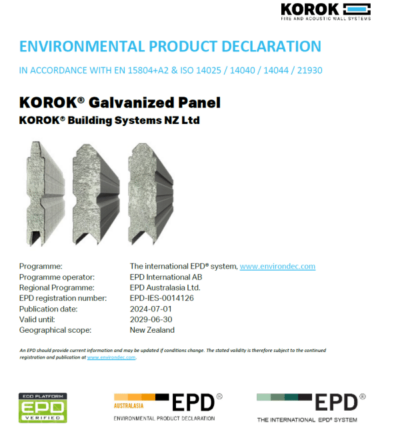 KOROK-Galvanized-Panel-EPD